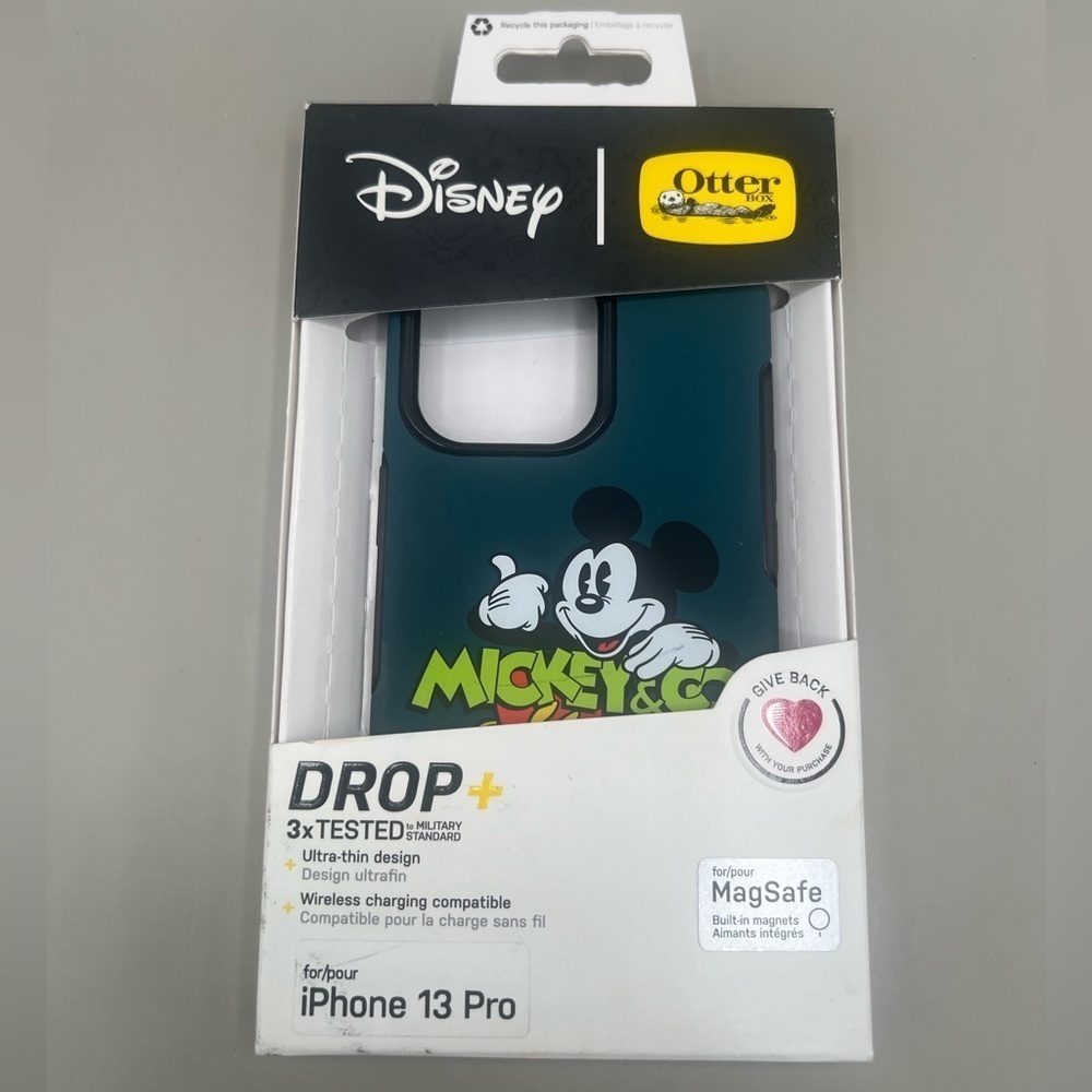 OTTER BOX Disney MICKEY MOUSE & CO. Drop+Ultra Thin Symmetry iPhone 13 PRO Case
